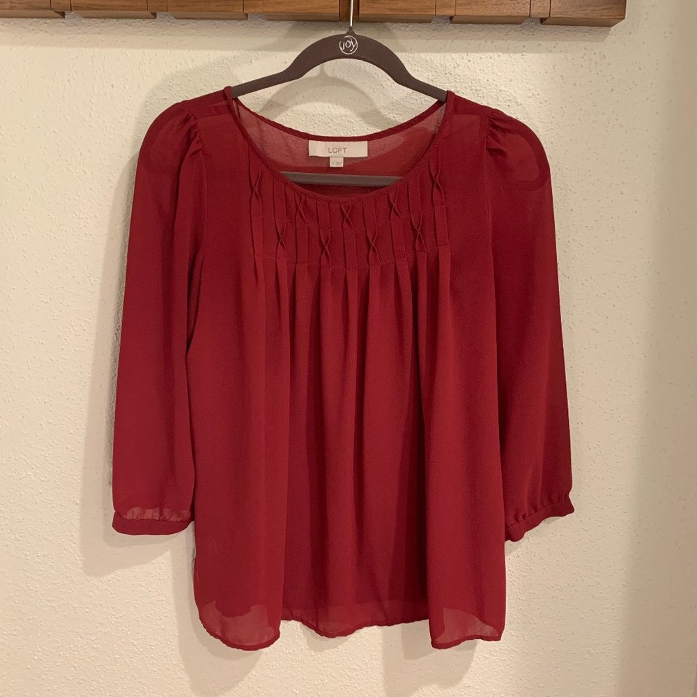 LOFT Sheer Top
